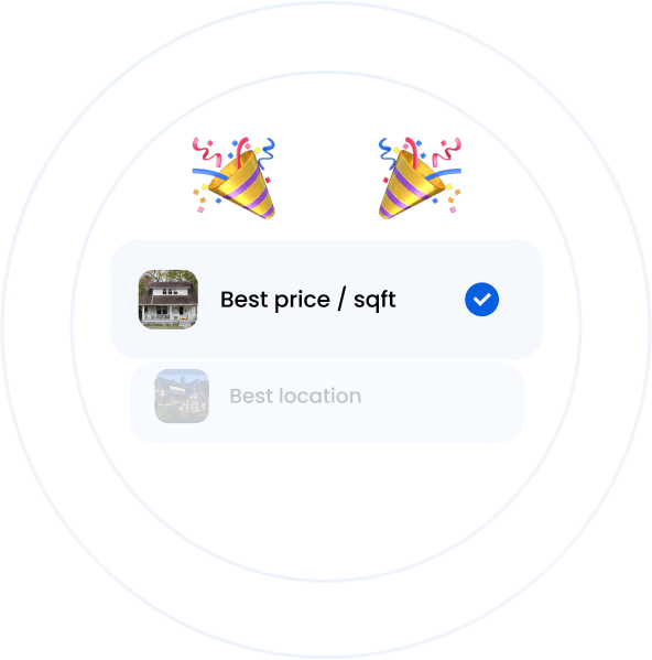 Showcasing how you find the best option